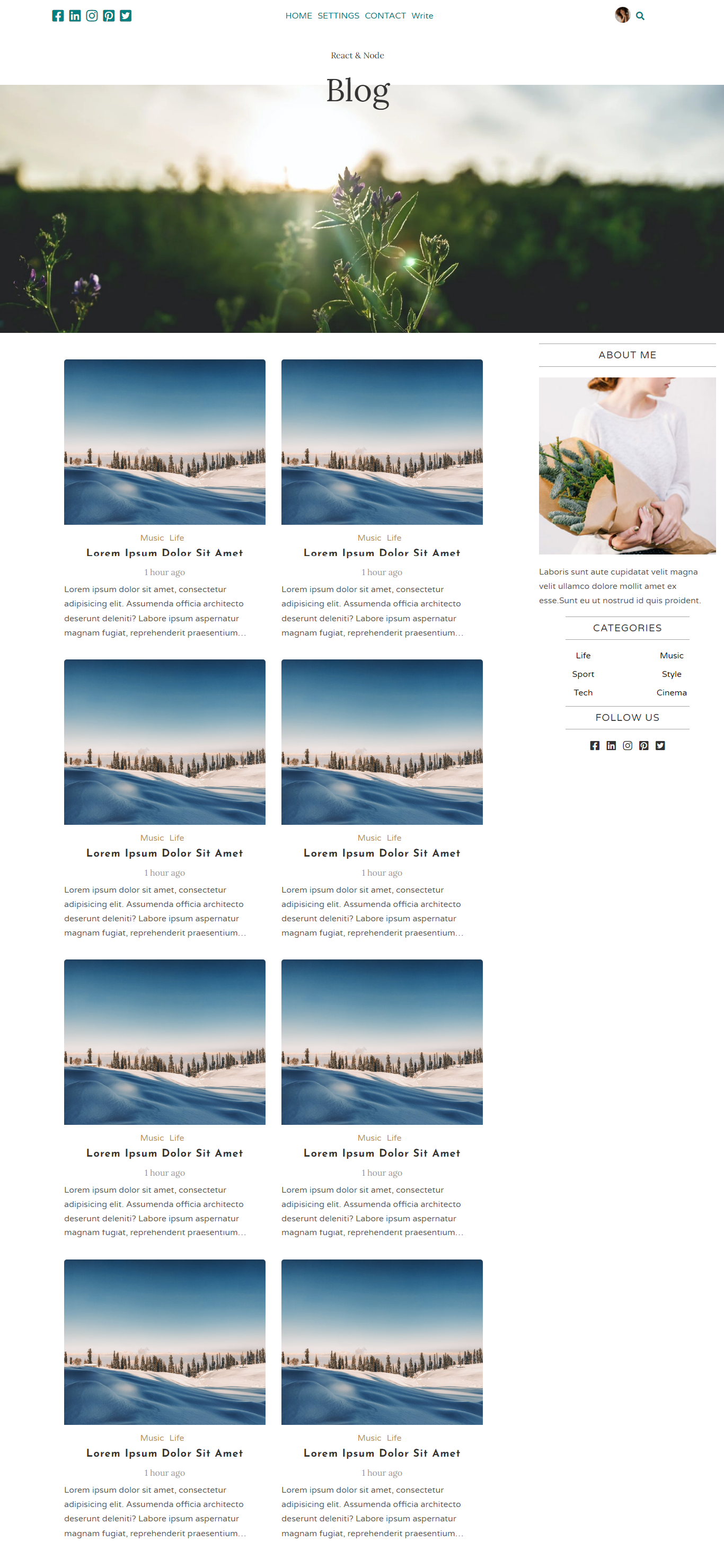 Blog React App