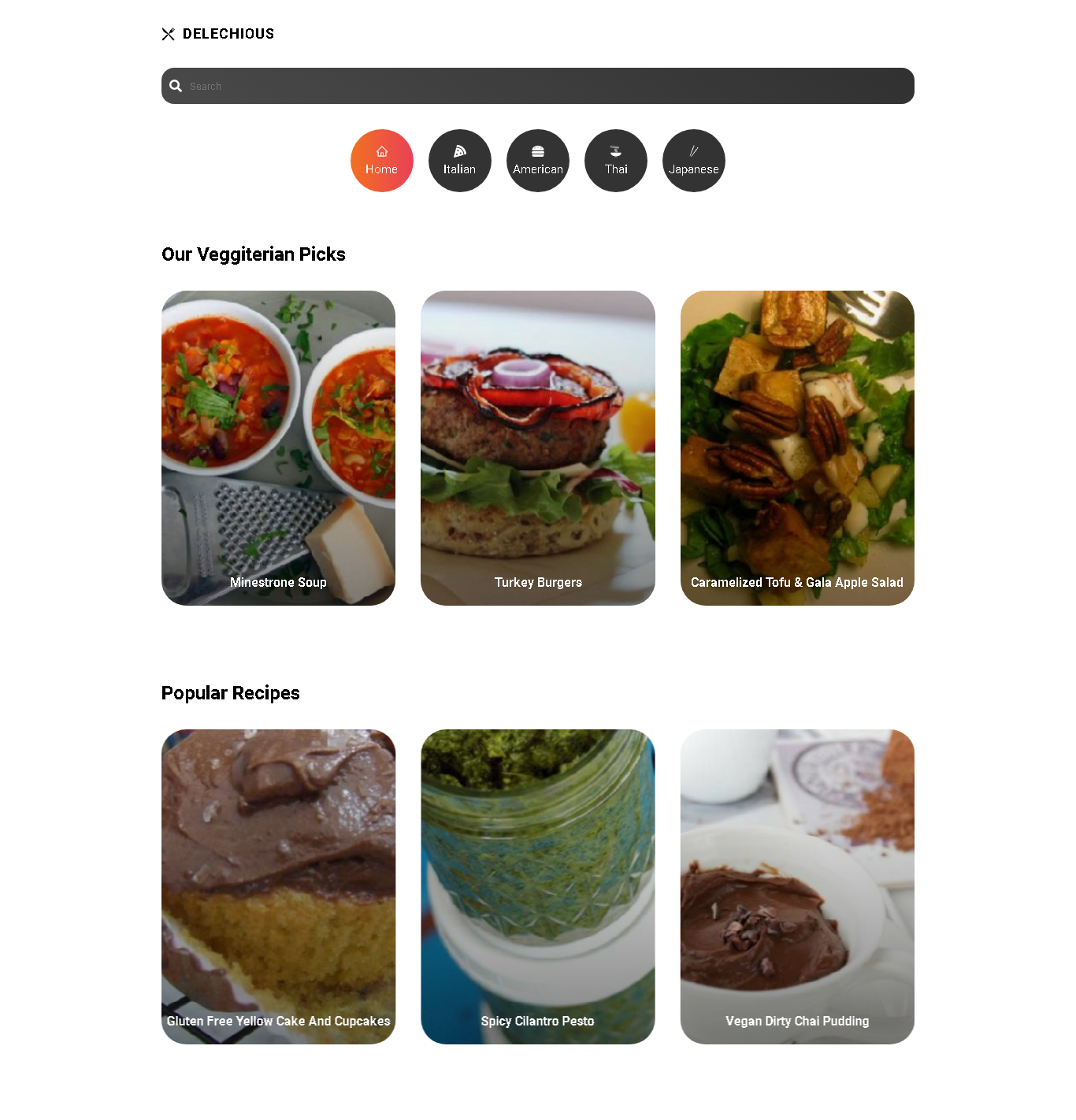Full recipe app